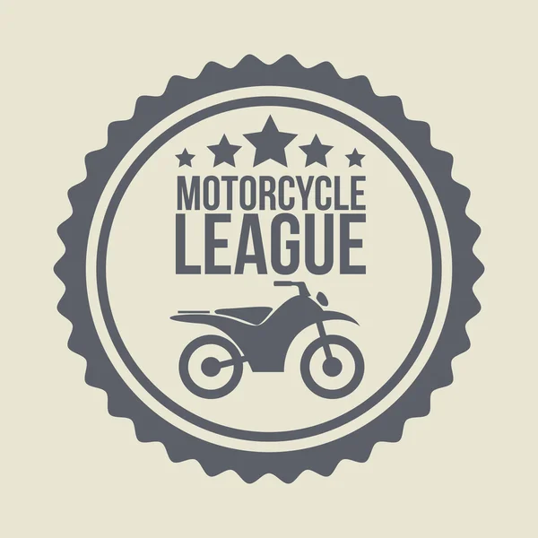 Motorfiets rider ontwerp — Stockvector