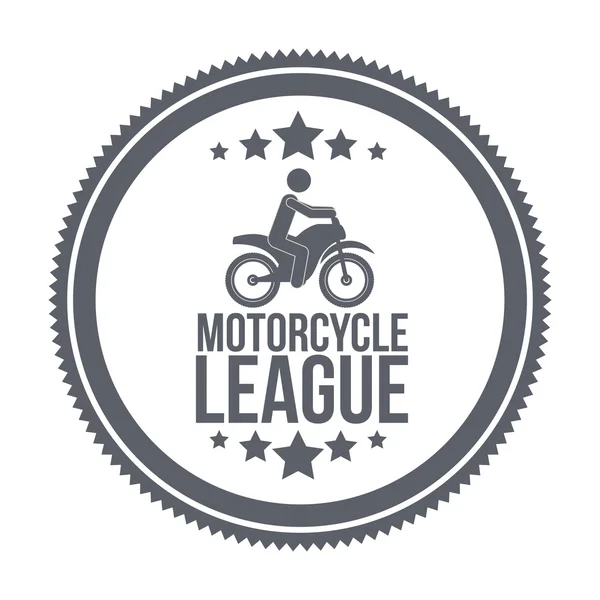 Diseño del motociclista — Archivo Imágenes Vectoriales