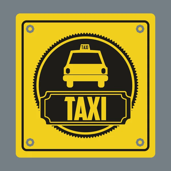 Taksi hizmeti tasarım — Stok Vektör