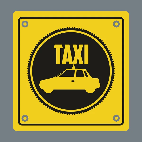 Taxi service design — Stock Vector