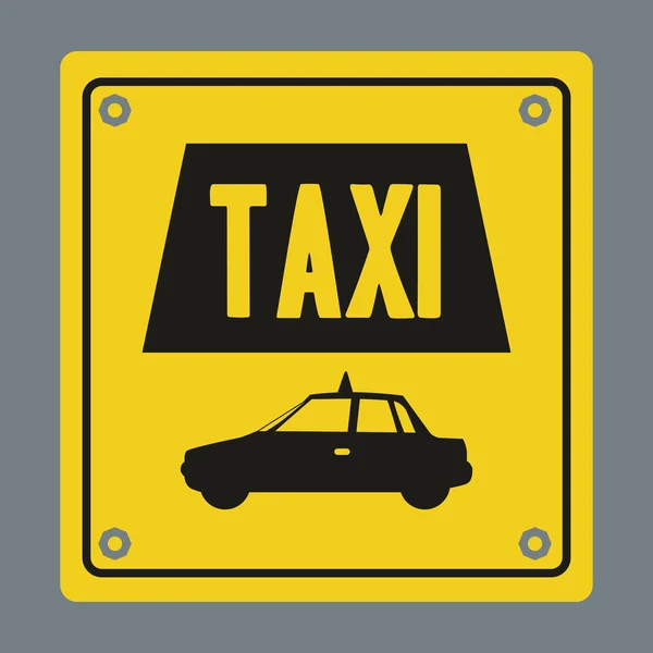 Taxi service design — Stock Vector