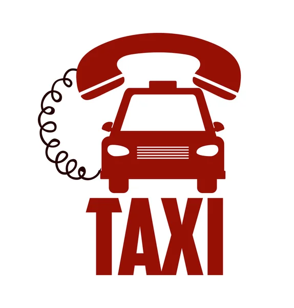 Taxi service design — Stock Vector