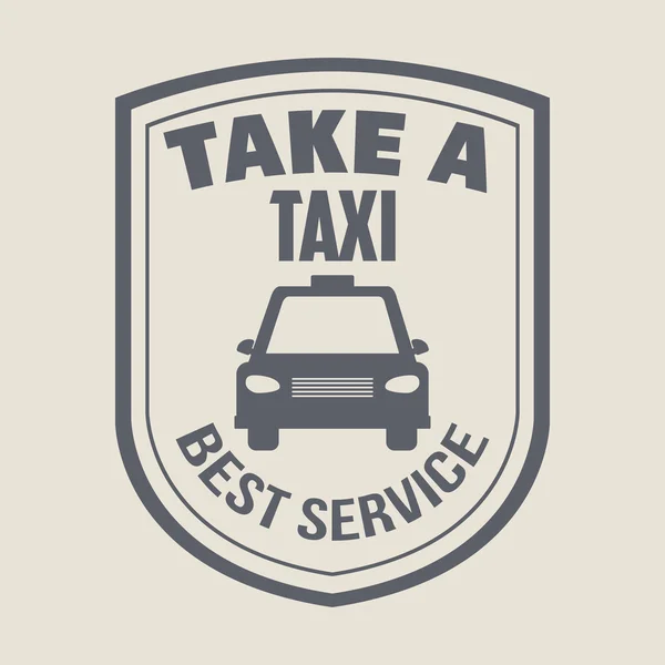 Taxi service design — Stock Vector