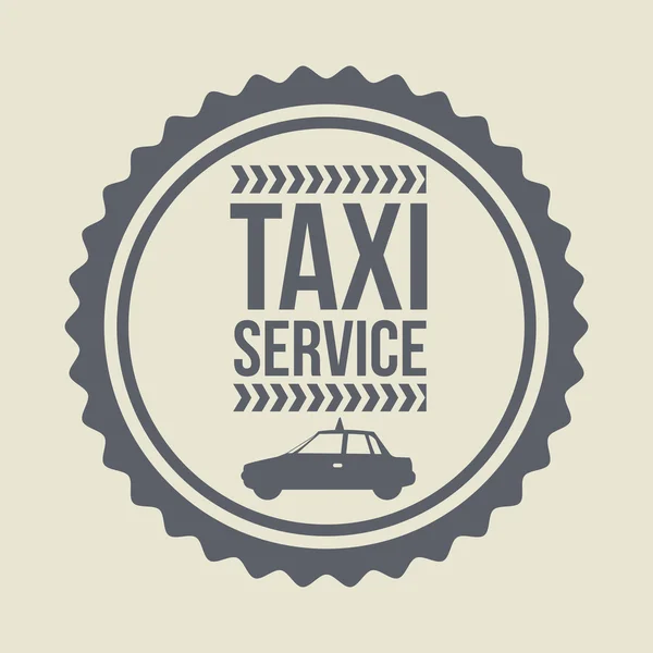 Conception de service de taxi — Image vectorielle