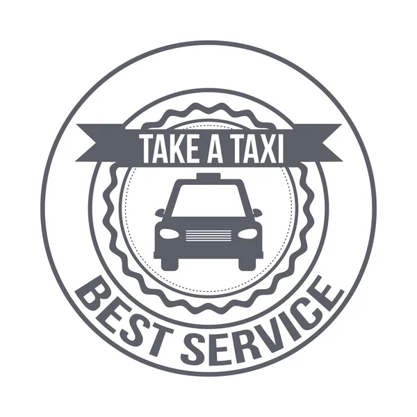 Servizio taxi design — Vettoriale Stock