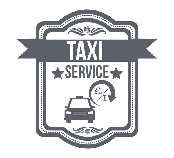 Taxi service design — Stock Vector