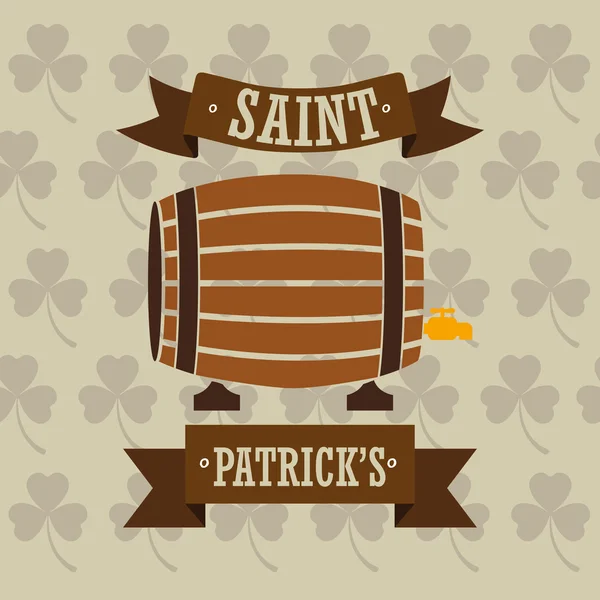 Santo Patricks Day Design — Vettoriale Stock