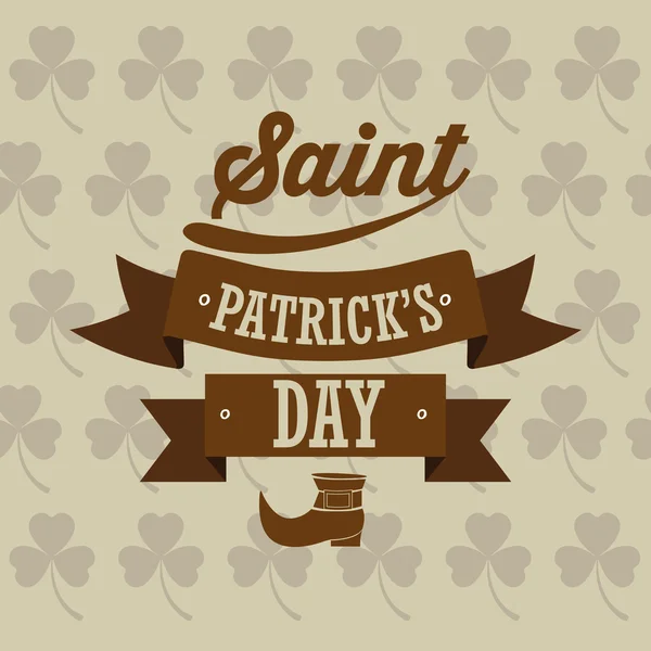 Saint patricks day design — Stock Vector