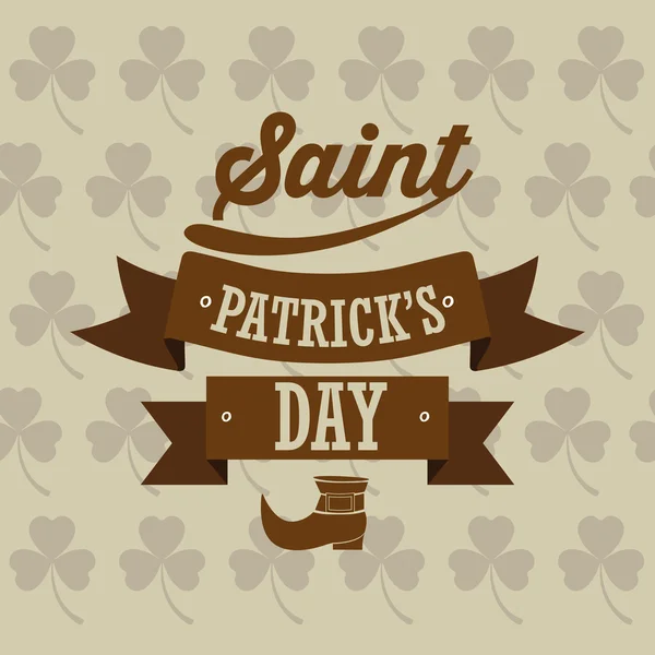 Diseño del día de San Patricio — Vector de stock