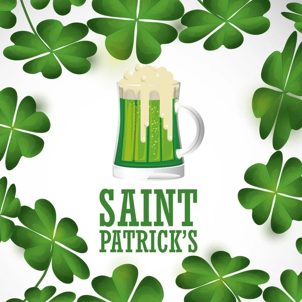 Santo Patricks Day Design — Vettoriale Stock