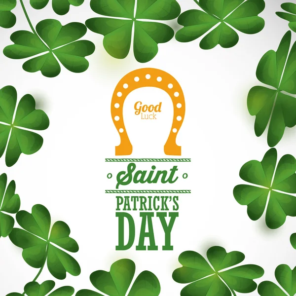 Santo Patricks Day Design — Vettoriale Stock