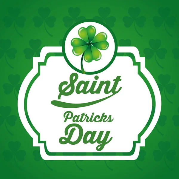 Diseño del día de San Patricio — Vector de stock