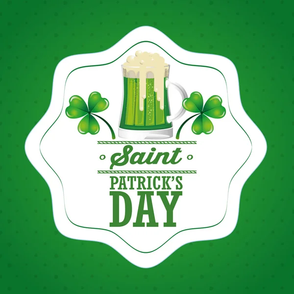 Santo Patricks Day Design — Vettoriale Stock