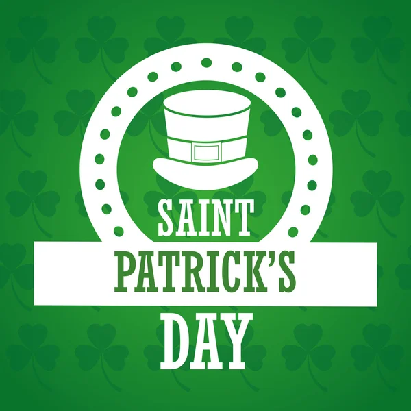 Diseño del día de San Patricio — Vector de stock