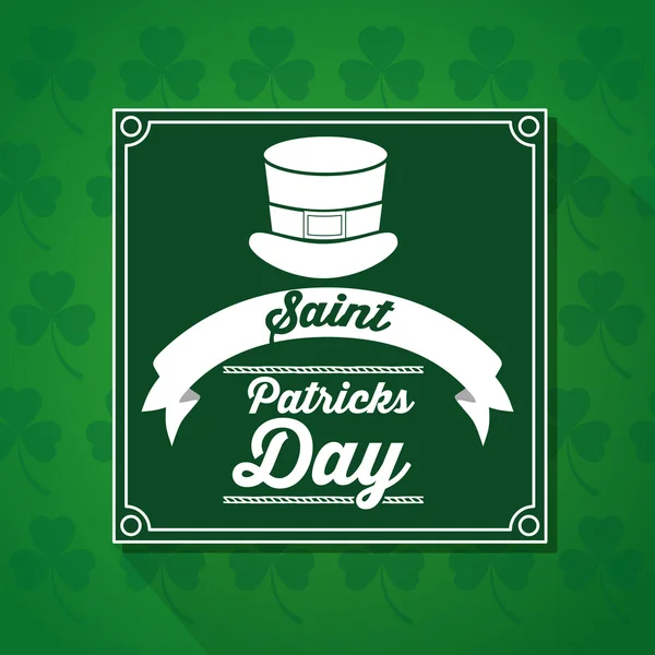 Diseño del día de San Patricio — Vector de stock