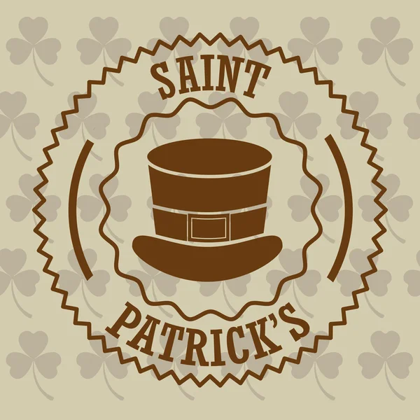 Saint patricks dag ontwerp — Stockvector