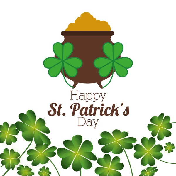 Diseño del día de San Patricio — Vector de stock