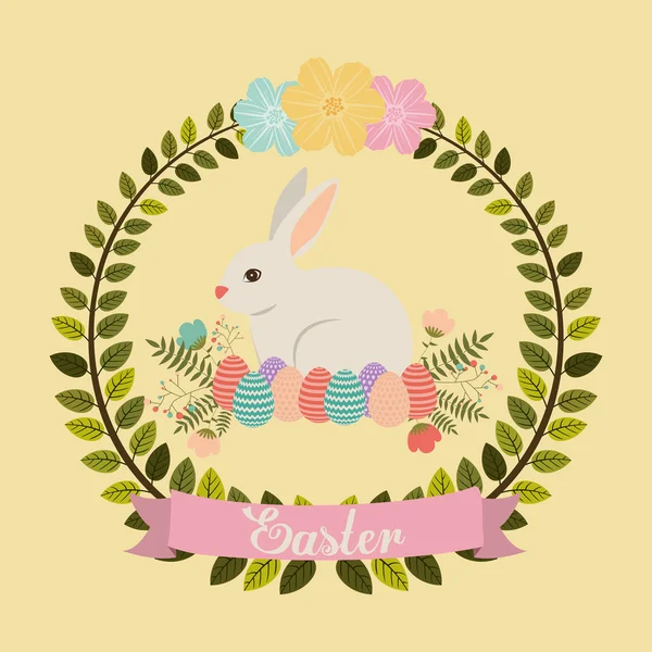 Feliz Pascua Diseño — Archivo Imágenes Vectoriales