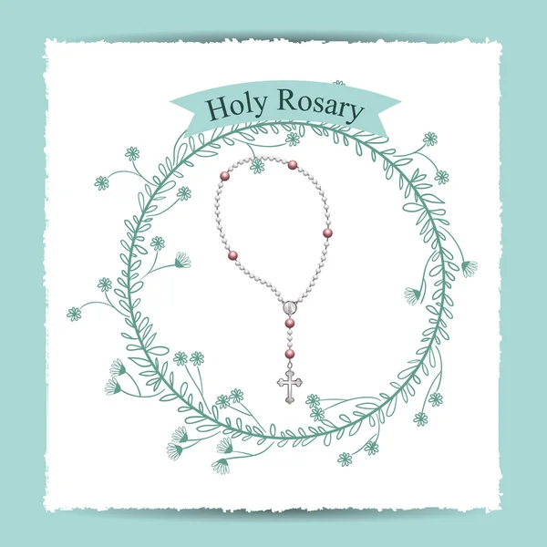 圣洁的玫瑰设计 — 图库矢量图片