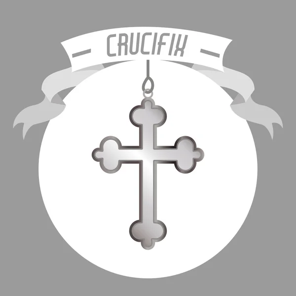 Holy crucifix design — Stock Vector