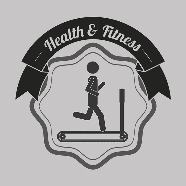 Health and fitness design — Stock Vector