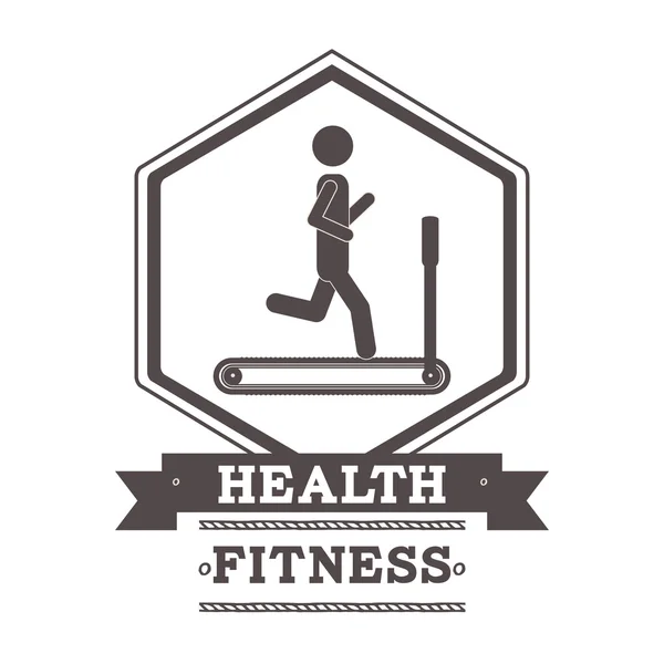 Sundhed og fitness design – Stock-vektor