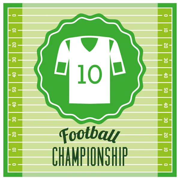 Campeonato de fútbol diseño — Archivo Imágenes Vectoriales