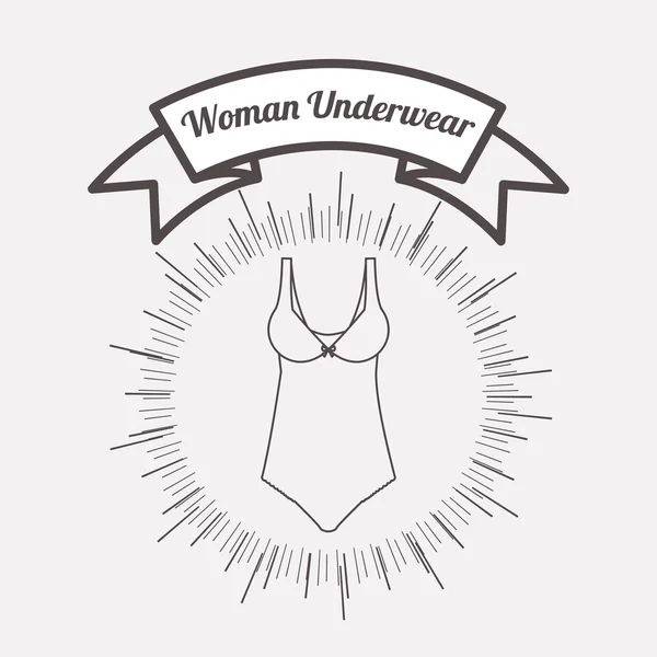 Дизайн женского белья — стоковый вектор