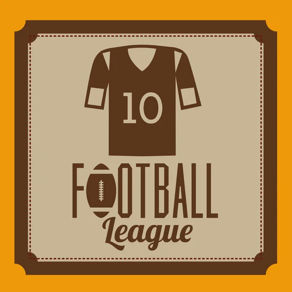 Design de campeonato de futebol — Vetor de Stock