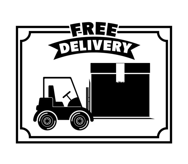 Delivery service design — Stock Vector