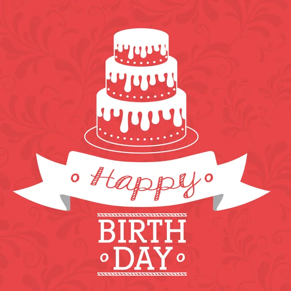 Joyeux anniversaire design — Image vectorielle