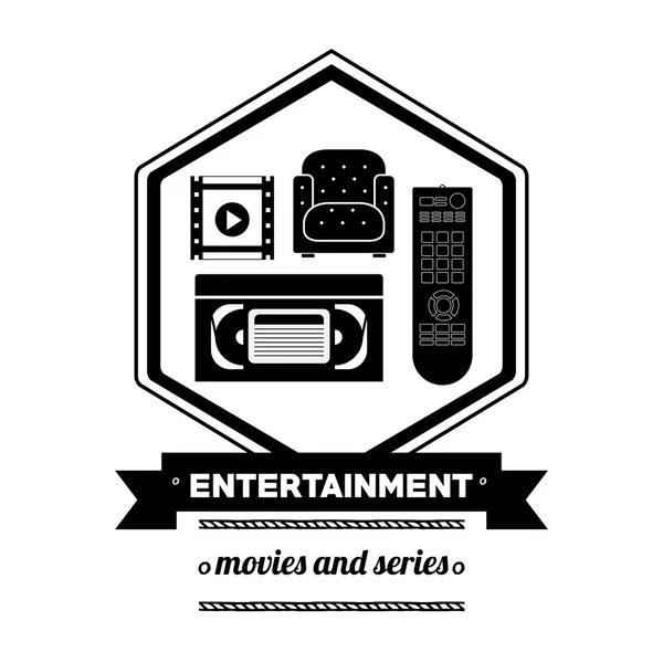 Entertainment conceptontwerp — Stockvector