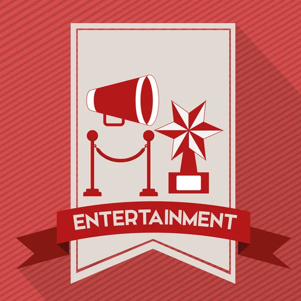 Entertainment conceptontwerp — Stockvector