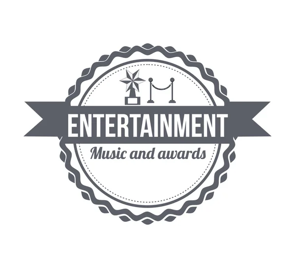 Entertainment conceptontwerp — Stockvector