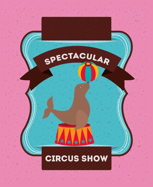 Эффектный дизайн цирка — стоковый вектор