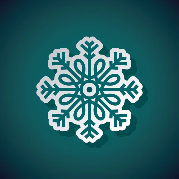 Snowflake concept design — Stock Vector