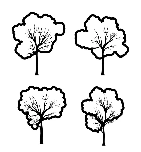 Diseño conceptual del árbol — Vector de stock