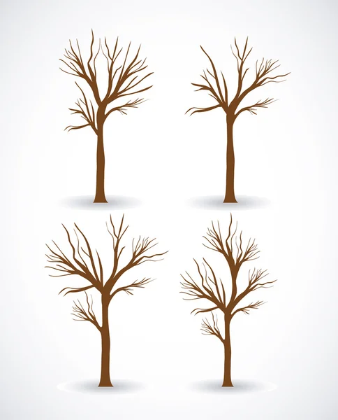 Konzeptionelle Baumgestaltung — Stockvektor