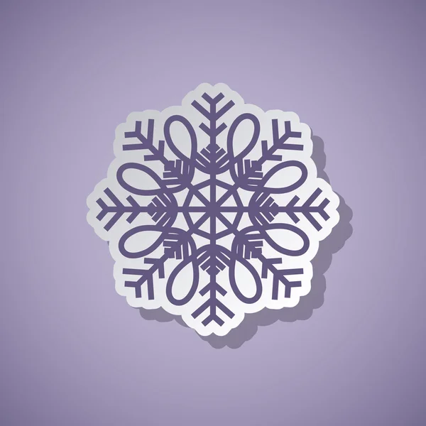 Snowflake concept design — Stock Vector