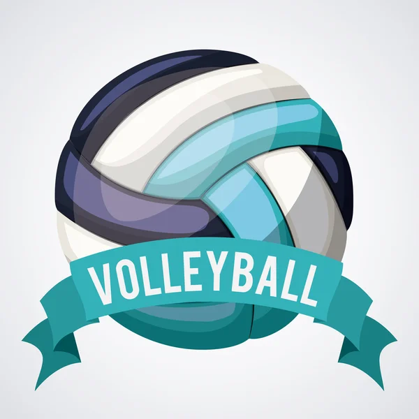 Design da liga de voleibol —  Vetores de Stock