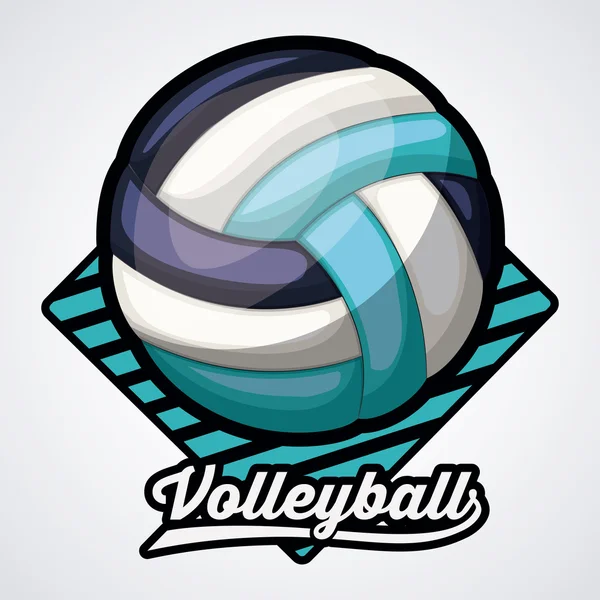 Design da liga de voleibol —  Vetores de Stock