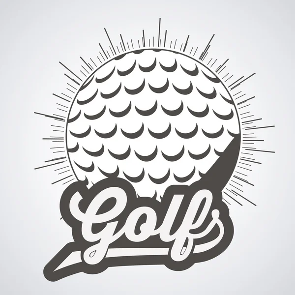 Design golfového klubu — Stockový vektor