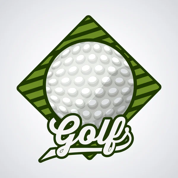 Conception de club de golf — Image vectorielle