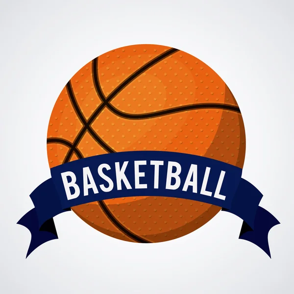 Baloncesto deporte diseño — Vector de stock