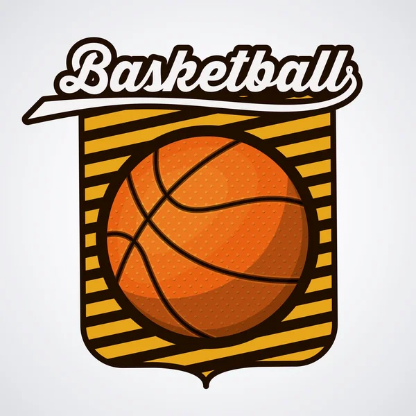 Baloncesto deporte diseño — Vector de stock