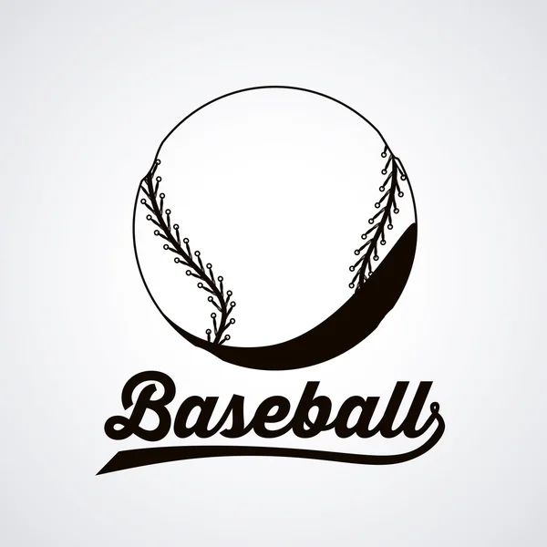 Diseño de liga de béisbol — Archivo Imágenes Vectoriales