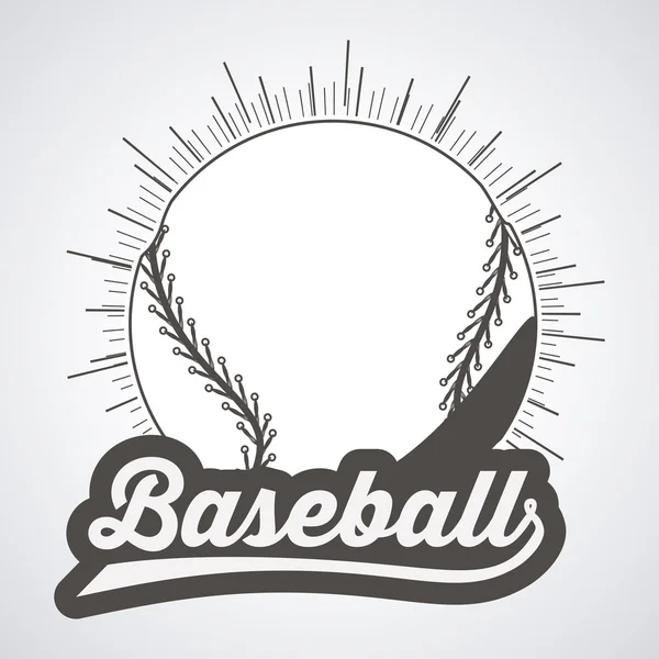 Design campionato di baseball — Vettoriale Stock