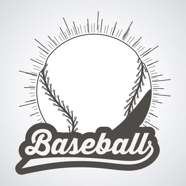 Conception de ligue de baseball — Image vectorielle