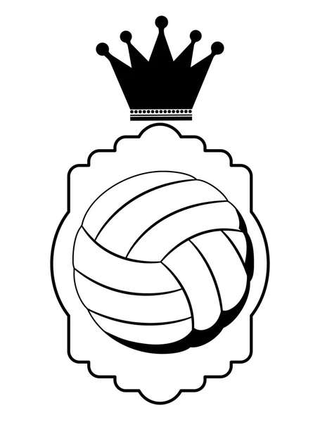 Дизайн волейбольной лиги — стоковый вектор