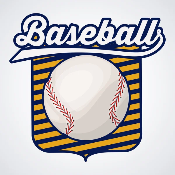 Conception de ligue de baseball — Image vectorielle